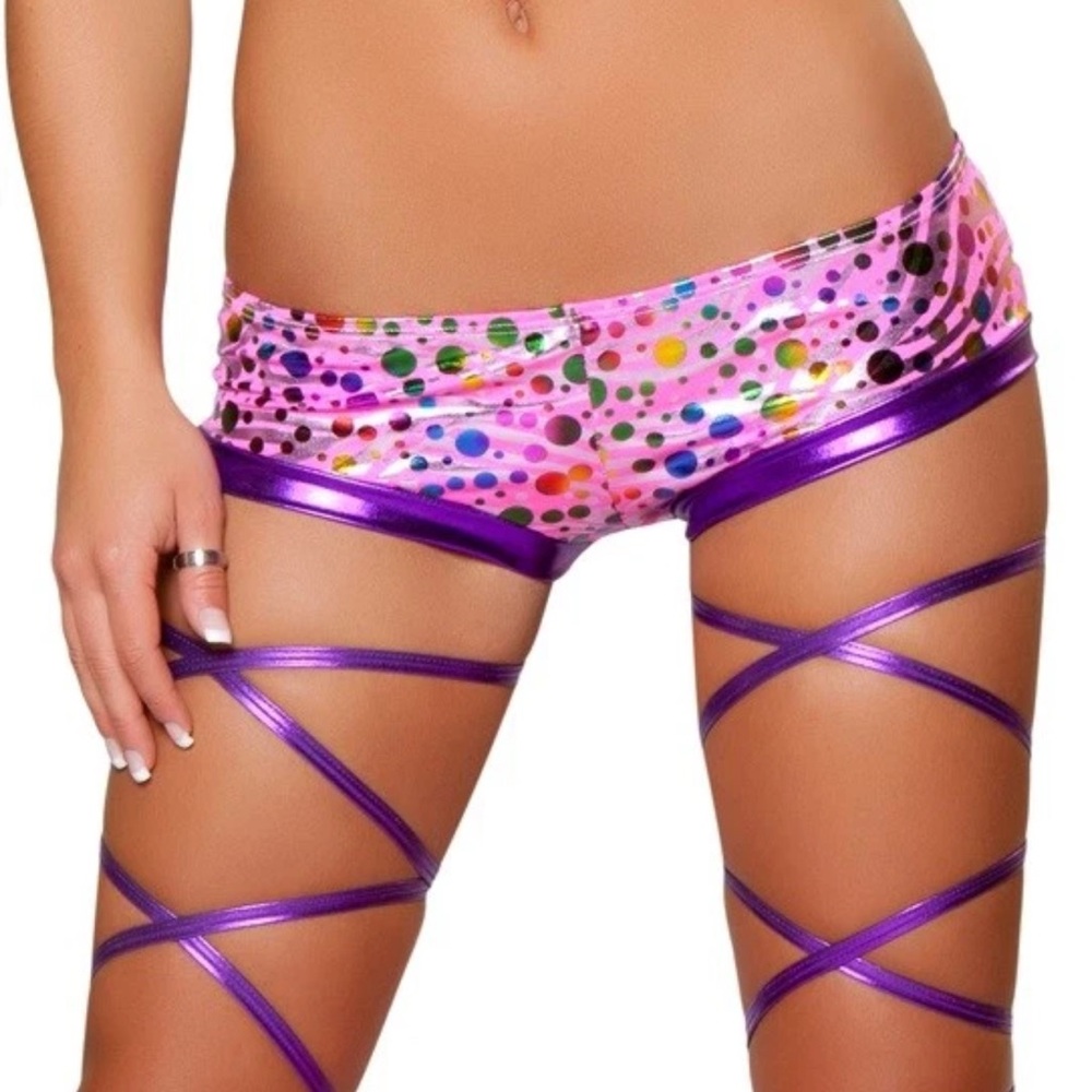 ROMA Rave Booty Shorts - Picture 2 of 5